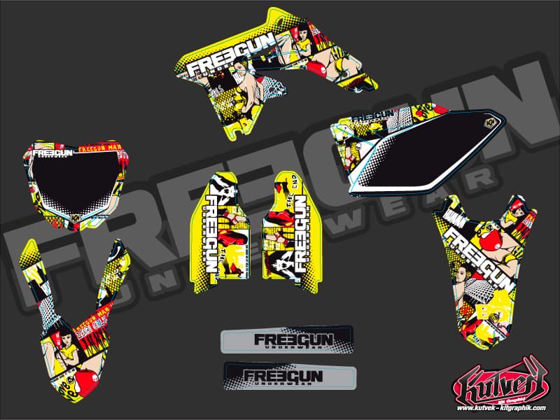 deko-set moto-cross freegun suzuki 250 rm | Suzuki | Kutvek - View 2