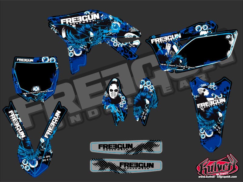 kit decorativo moto-cross freegun yamaha 250 yzf | 250 YZF | Kutvek - View 2