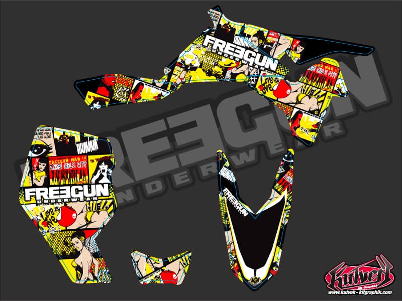 Kit graphique Quad Freegun Suzuki 450 LTR | Suzuki | Kutvek - View 2