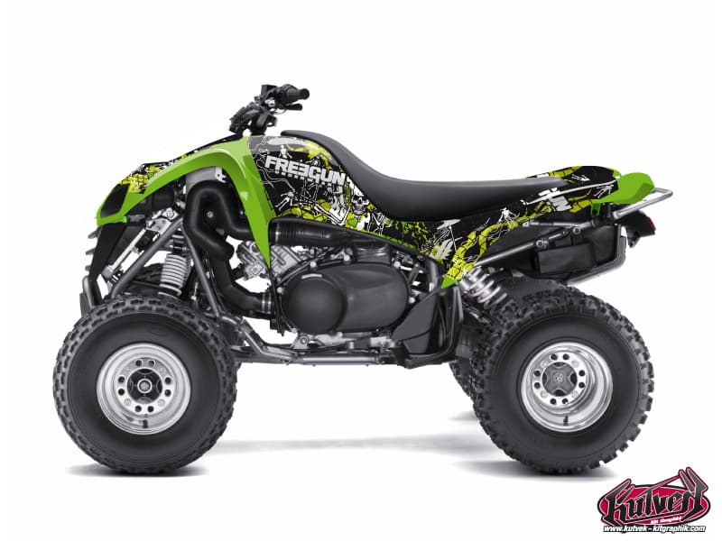 kit graphique quad kawasaki kfx 700 freegun   