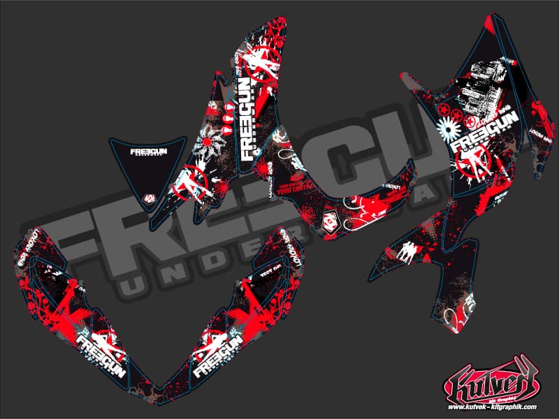 kit graphique quad honda trx 700 freegun | Honda | Kutvek - View 2