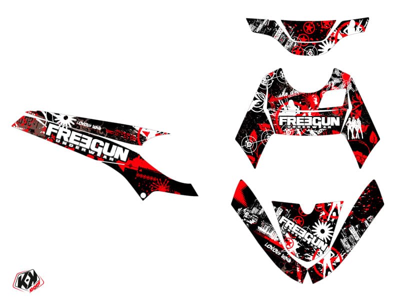 kit graphique scouter mbk booster freegun attack | MBK | Kutvek - View 2