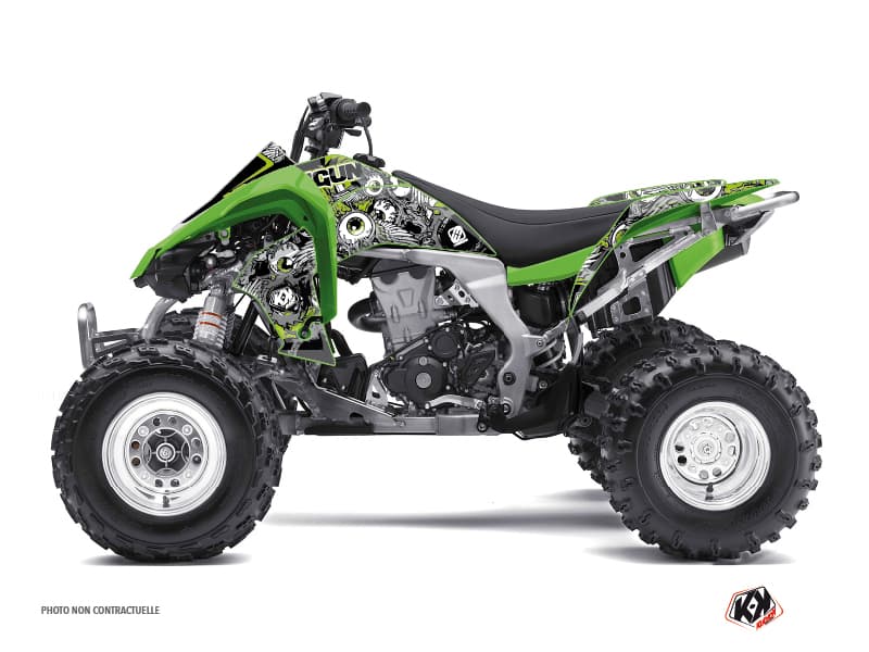 Kit graphique Quad Freegun Eyed Kawasaki 450 KFX Vert