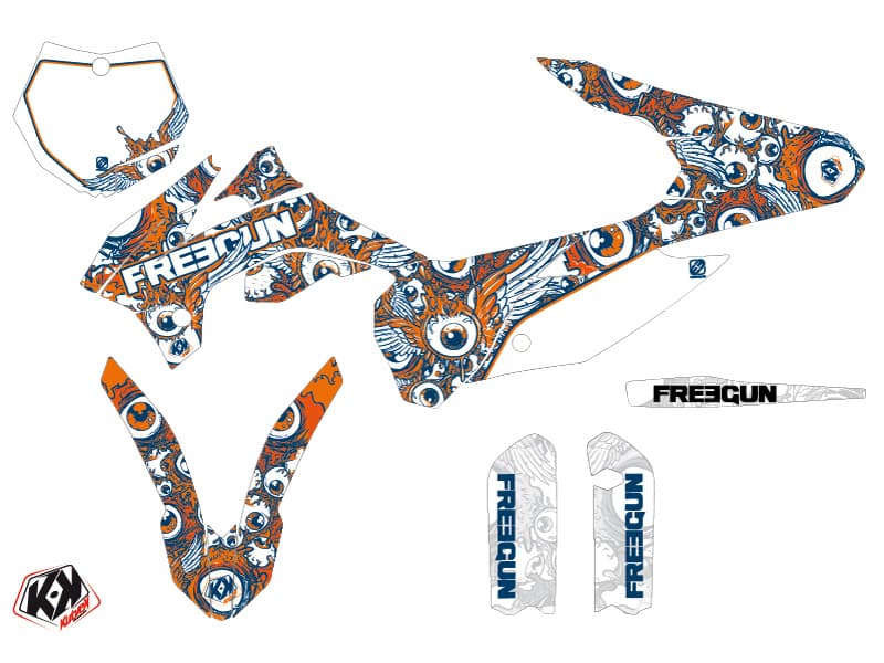deko-set moto-cross freegun eyed ktm 85 sx orange | KTM | Kutvek - View 2