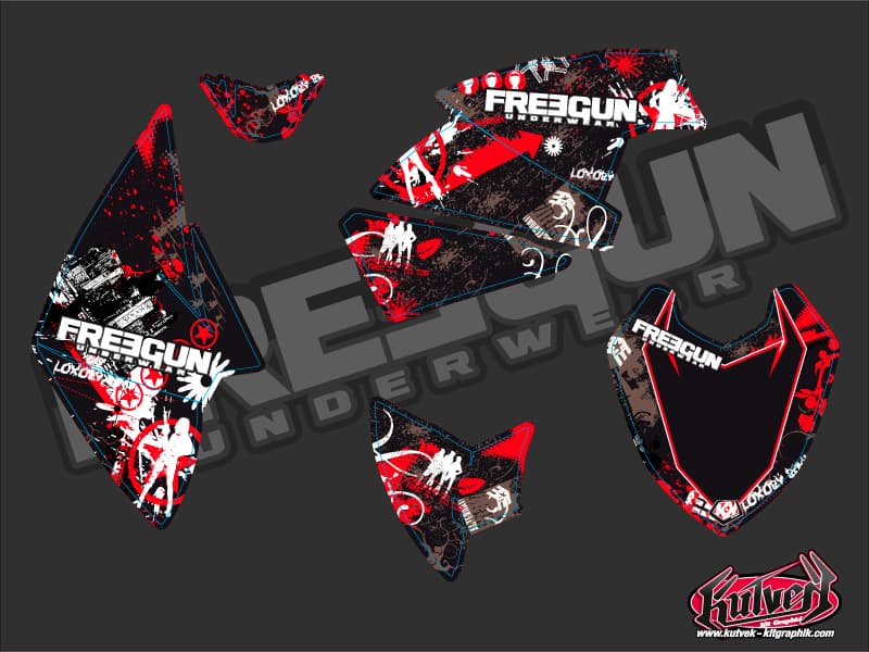 kit graphique quad polaris outlaw 450 freegun | Polaris | Kutvek - View 2