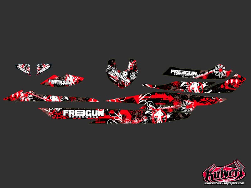 kit graphique jet-ski seadoo rxt freegun | Seadoo | Kutvek - View 2