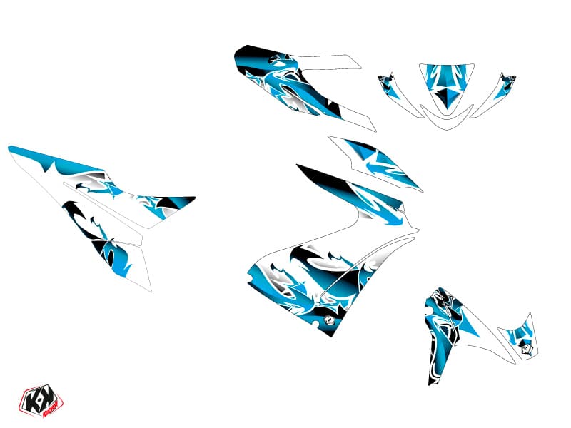 kit decorativo scooter fun yamaha aerox blu | Yamaha | Kutvek - View 2