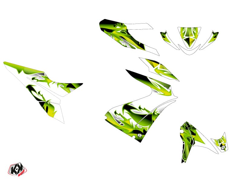 Kit graphique Scooter Fun MBK Nitro Vert | MBK | Kutvek - View 2
