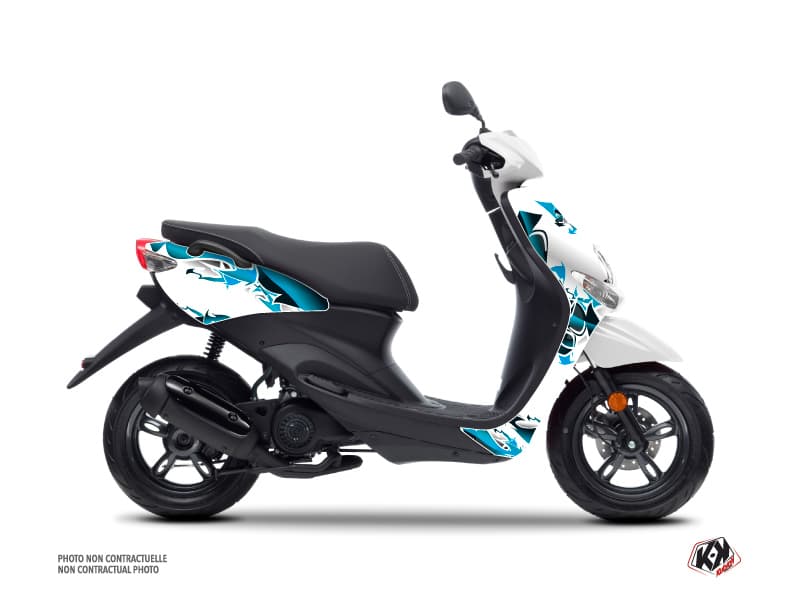 Kit graphique Scooter Fun MBK Ovetto Bleu