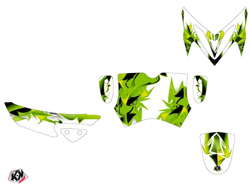 Kit graphique Scooter Fun MBK Stunt Vert | MBK | Kutvek - View 2