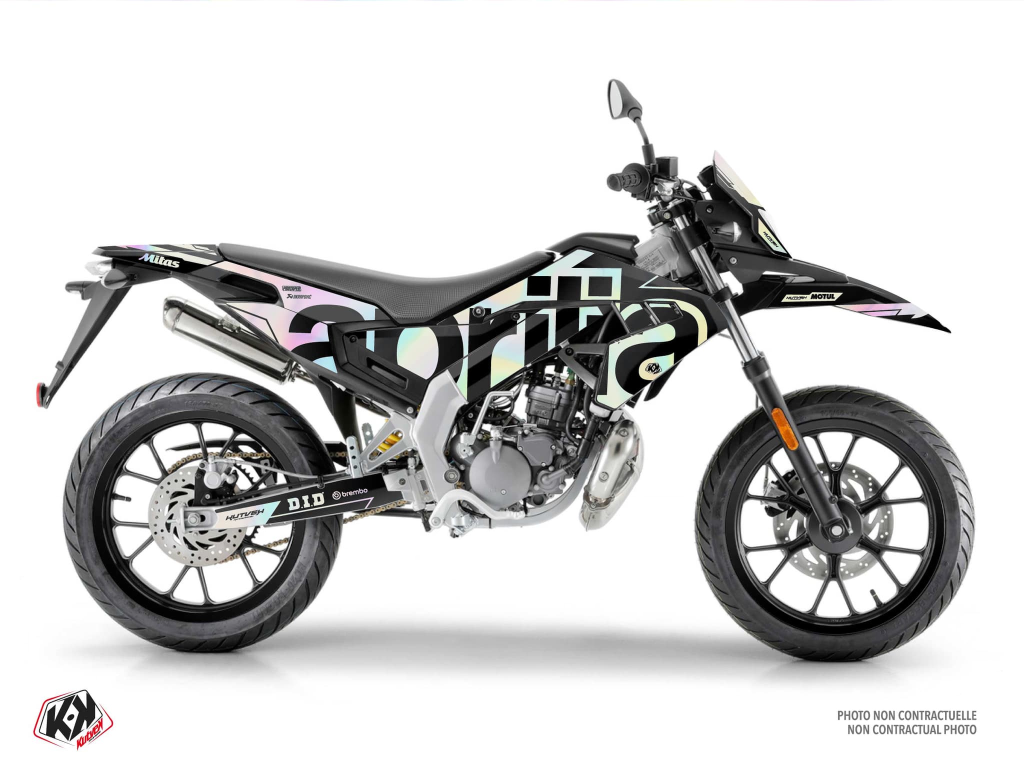kit graphique 50cc aprilia sx 50 glow holographic