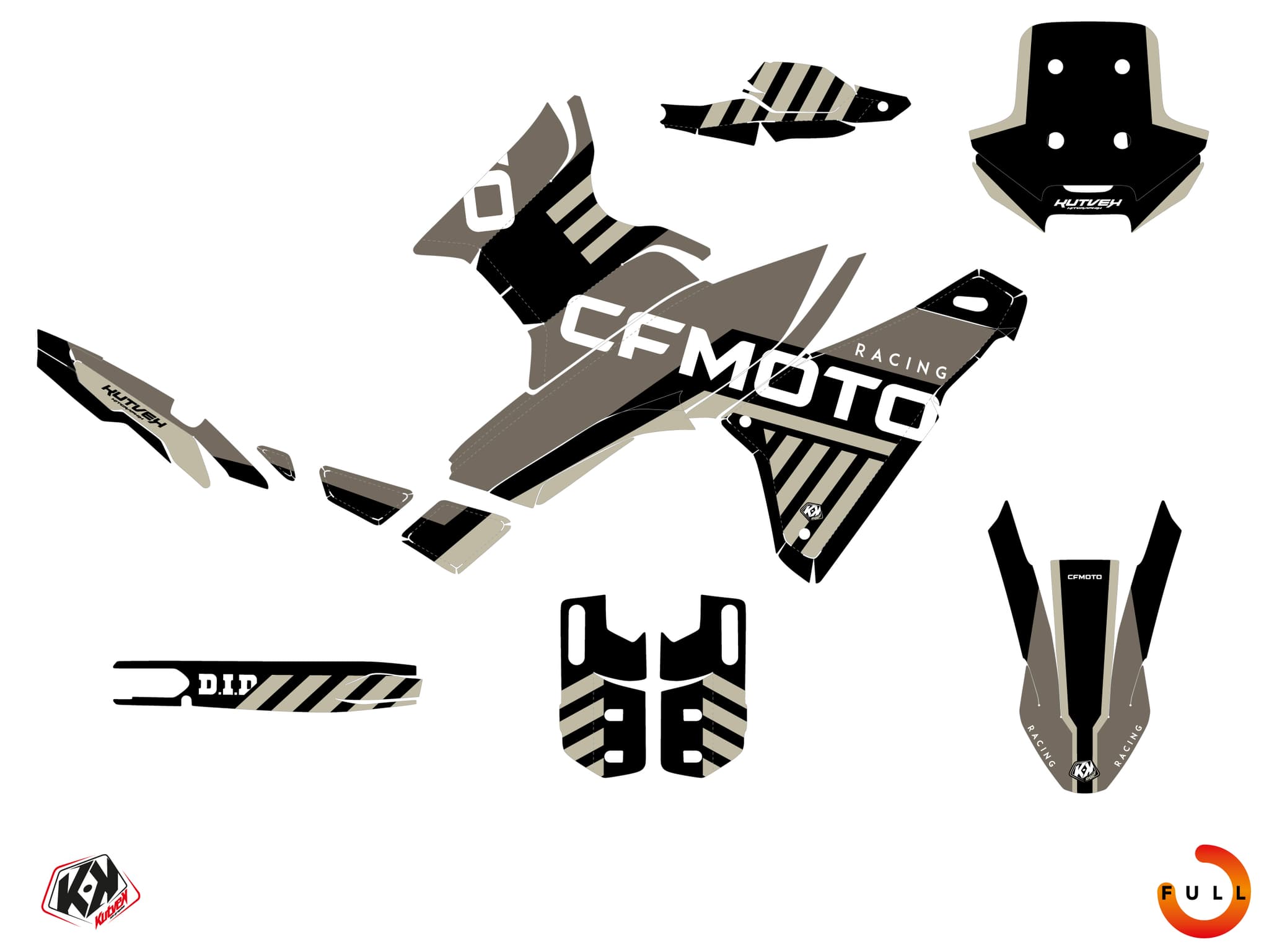 Kit decorativo Stradale CF MOTO MT 450 GP Bronzo | CF Moto | Kutvek - View 3