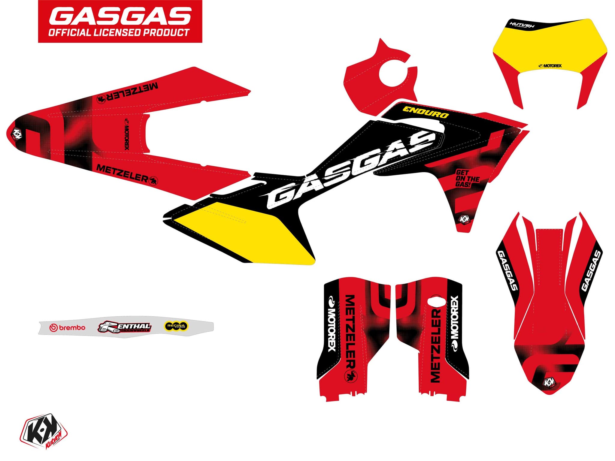 kit decorativo moto-cross gasgas ecf gp94 | GASGAS | Kutvek - View 2