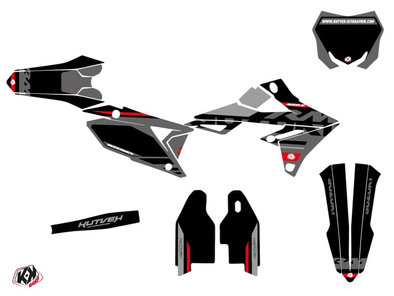 kit graphique motocross suzuki rm-z 250 grade noir | Suzuki | Kutvek - View 2