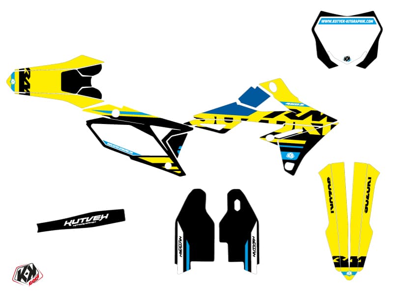 kit graphique motocross suzuki rm-z 450 grade bleu | Suzuki | Kutvek - View 2
