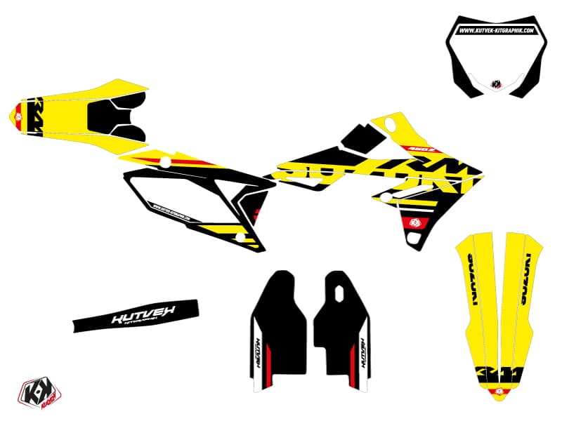 kit graphique motocross suzuki rm-z 450 grade rouge | Suzuki | Kutvek - View 2