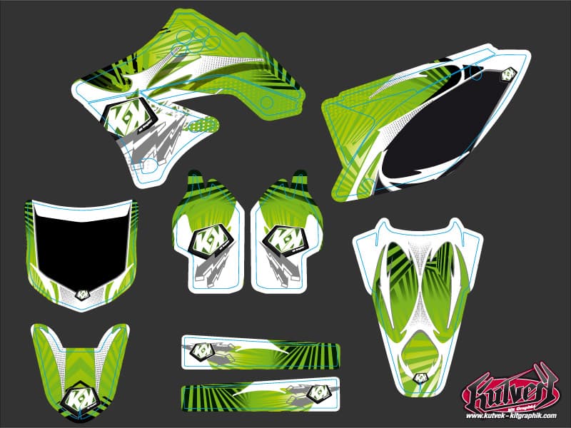 kit decorativo moto-cross graff kawasaki 250 kxf | Kawasaki | Kutvek - View 2