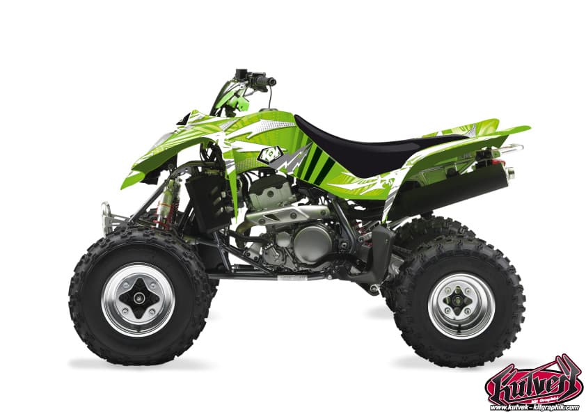 kit graphique quad kawasaki kfx 400 graff   