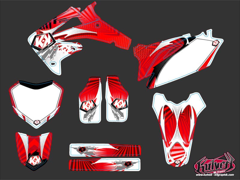 dirt bike honda crf 450 r graff   graphic kit | Honda | Kutvek - View 2