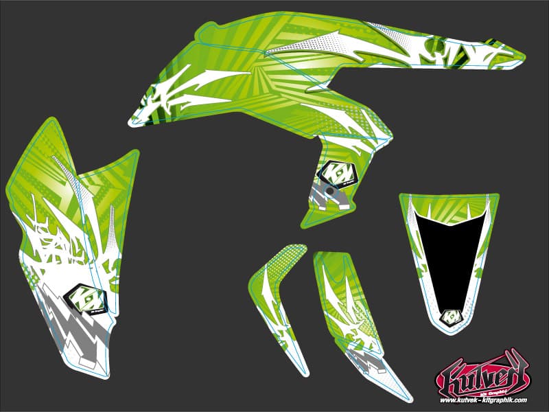 kit graphique quad kawasaki kfx 450 graff | Kawasaki | Kutvek - View 2