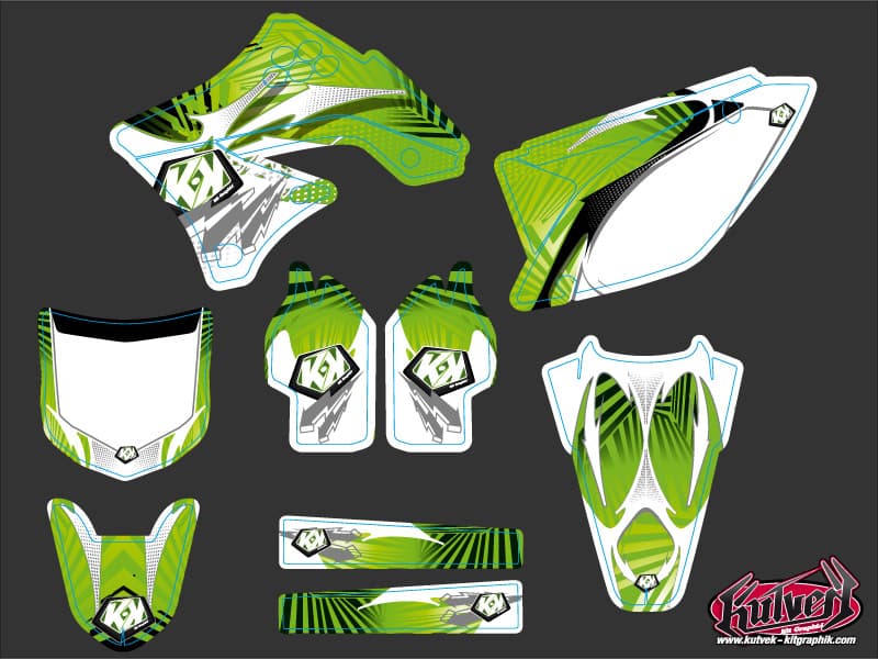 deko-set moto-cross kawasaki kx 450 f graff replica | Kawasaki | Kutvek - View 2