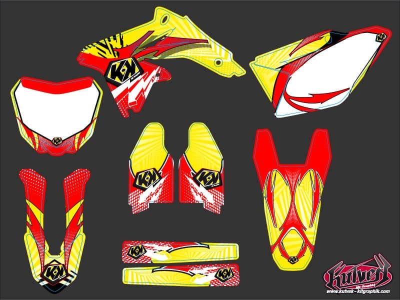 Suzuki 450 RMX Dirt Bike Graff Graphic Kit | Suzuki | Kutvek - View 2