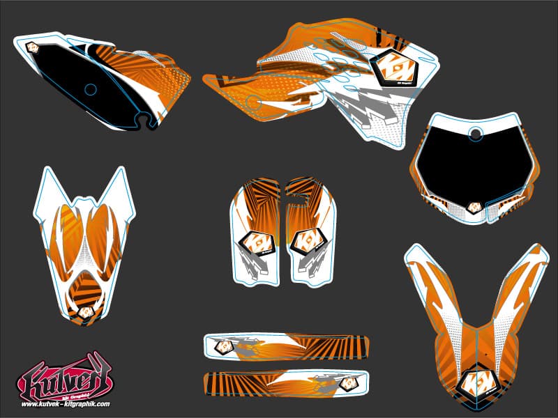 deko-set moto-cross ktm sx 65 graff replica | KTM | Kutvek - View 2