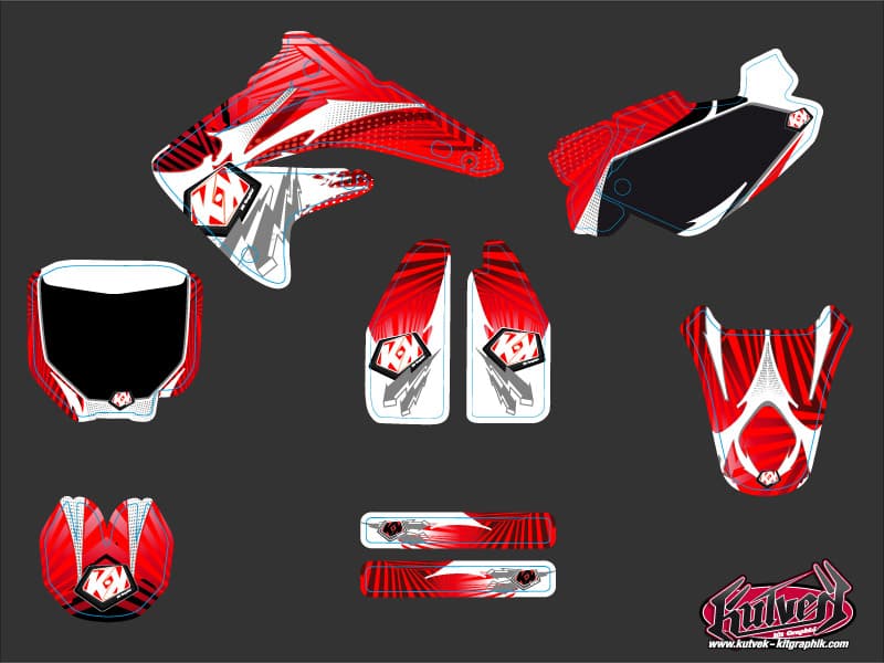 kit graphique motocross honda cr 85 graff | Honda | Kutvek - View 2
