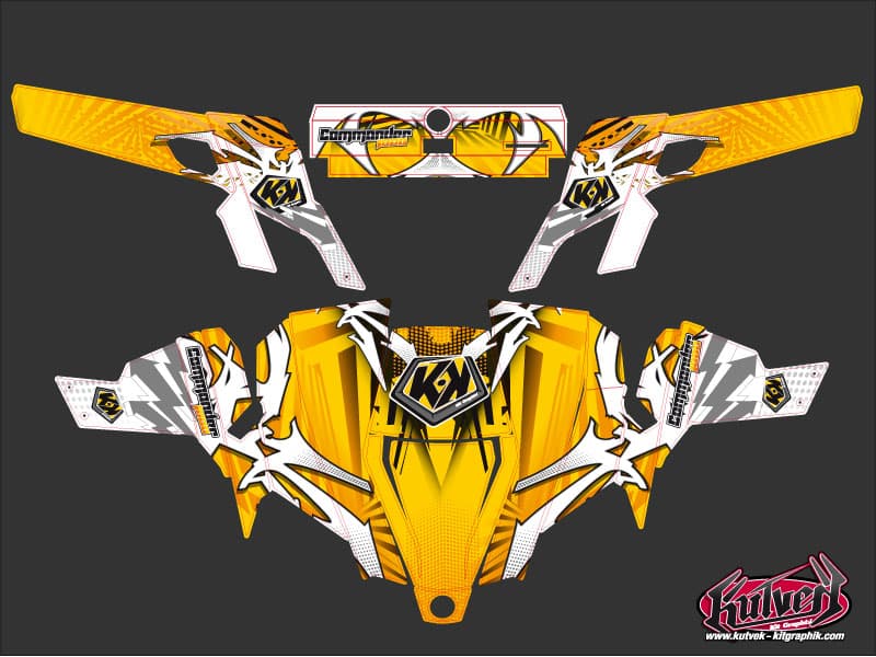 utv can-am commander graff   graphic kit | Can am | Kutvek - View 2
