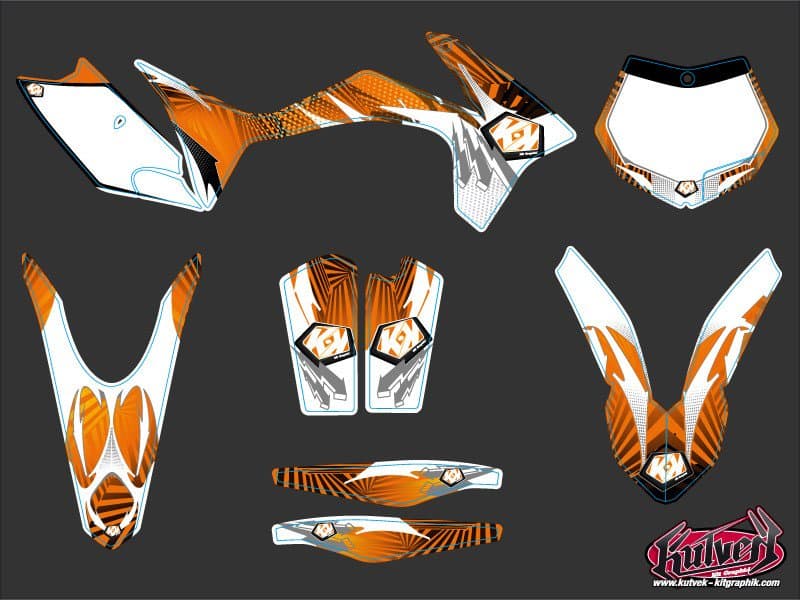 deko-set moto-cross graff ktm exc-excf | KTM | Kutvek - View 2