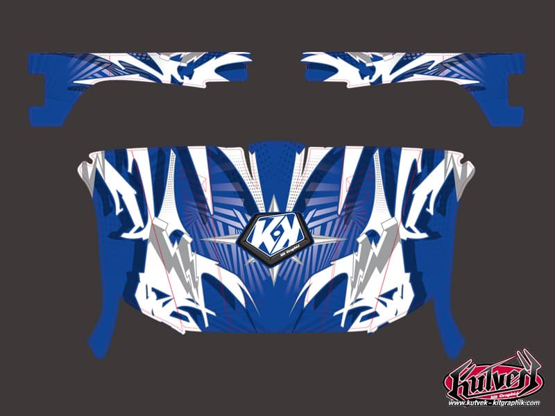 utv yamaha rhino graff blue  graphic kit | Yamaha | Kutvek - View 2