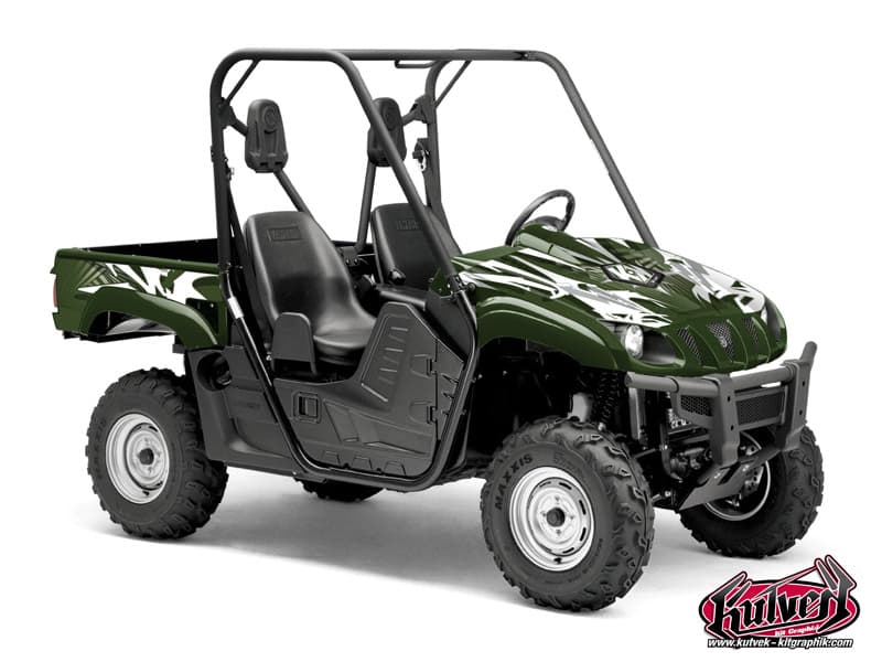 kit graphique ssv yamaha rhino graff vert  