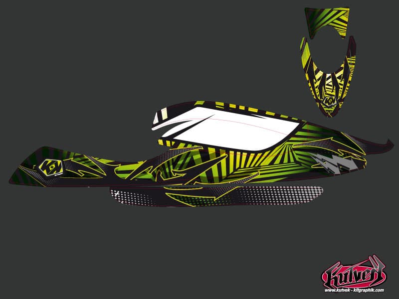 jet-ski kawasaki sx-r 800 graff black  graphic kit | Kawasaki | Kutvek - View 2