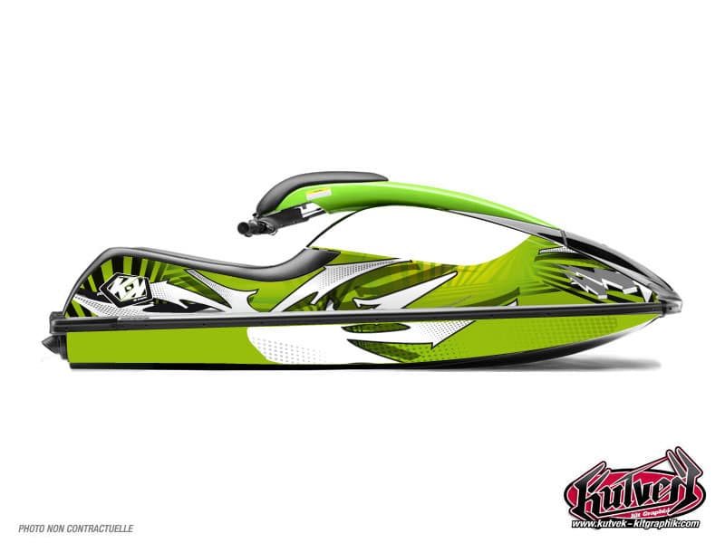 Kit graphique Jet-Ski Graff Kawasaki SXR 800 Vert