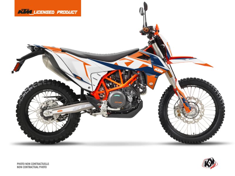 Kit Graphique Moto Gravity KTM 690 ENDURO R Bleu