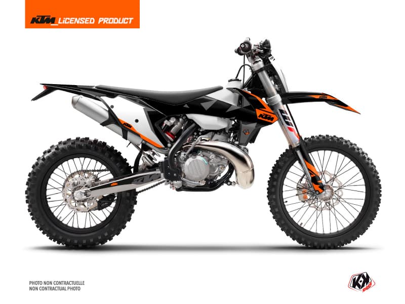 Kit graphique Moto Cross Gravity KTM EXC-EXCF Orange | KTM | Kutvek
