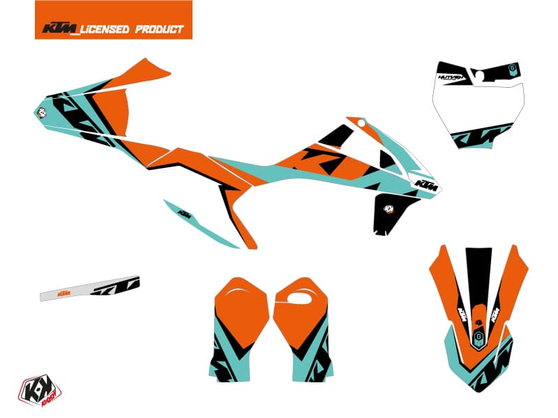 deko-set moto-cross gravity ktm sx-e 5 grün | SX-E 5 | Kutvek - View 2