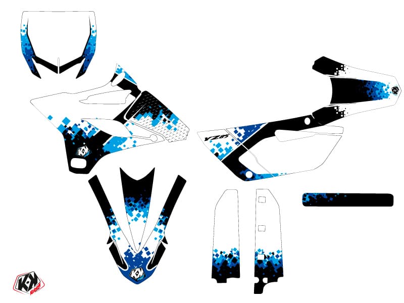 kit decorativo moto-cross hangtown yamaha 85 yz blu | 85 YZ | Kutvek - View 2