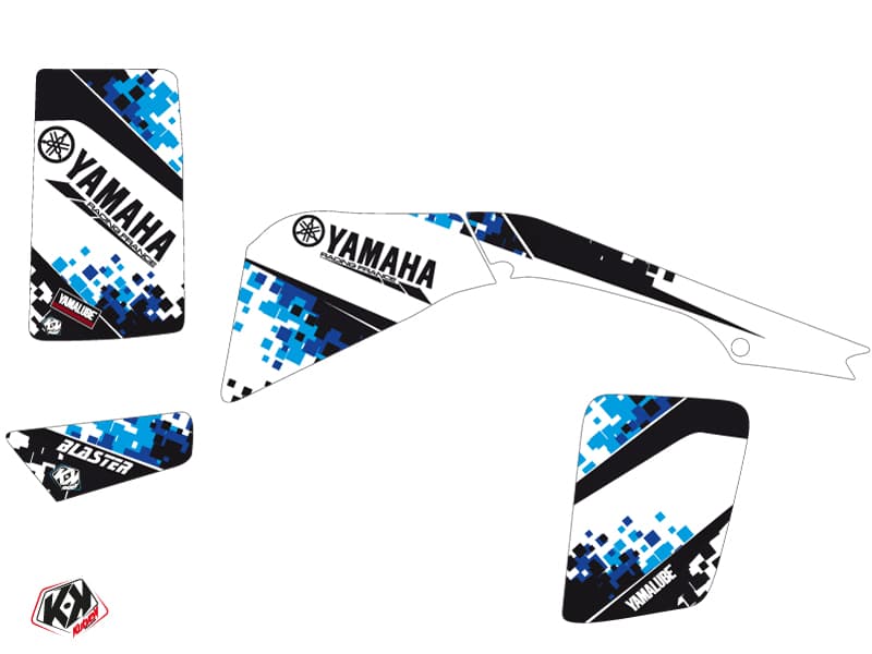 kit graphique quad hangtown yamaha blaster bleu | Yamaha | Kutvek - View 2
