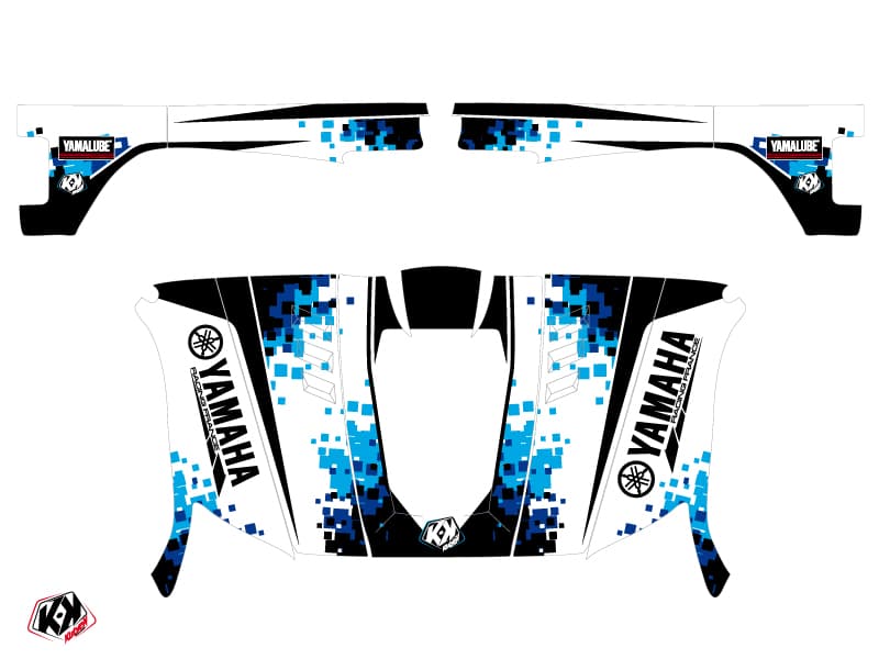 kit graphique ssv hangtown yamaha rhino bleu | Yamaha | Kutvek - View 2