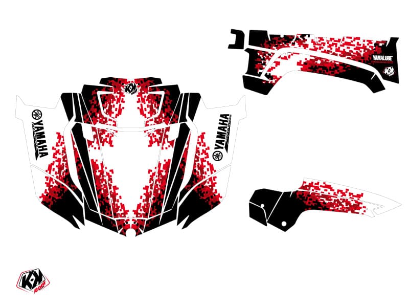 kit graphique ssv hangtown yamaha viking rouge | Yamaha | Kutvek - View 2