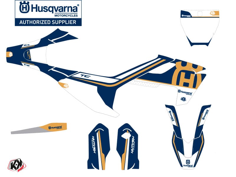 deko-set moto-cross heritage husqvarna tc 85 blau | Husqvarna | Kutvek - View 2