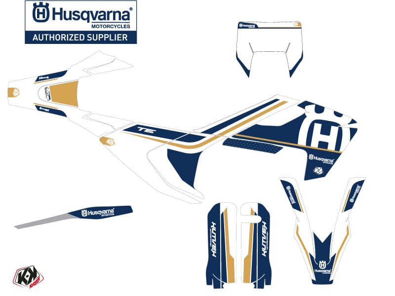 kit decorativo moto-cross heritage husqvarna 300 te bianco | Husqvarna | Kutvek - View 2