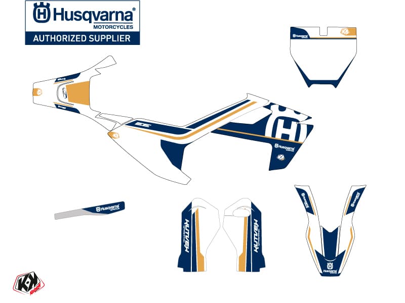 deko-set moto-cross heritage husqvarna ee-5 weiß | Husqvarna | Kutvek - View 2