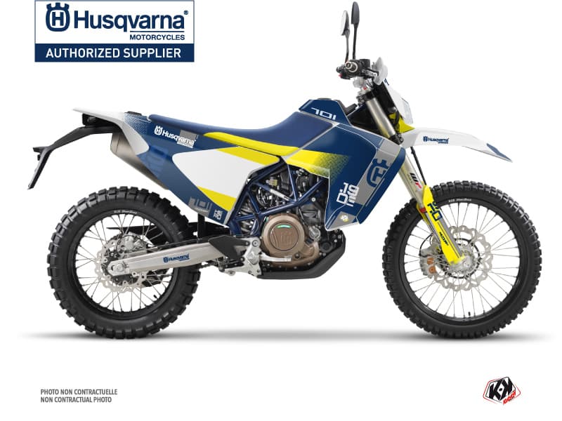 Kit graphique Moto Cross Hero Husqvarna 701 Enduro LR Bleu