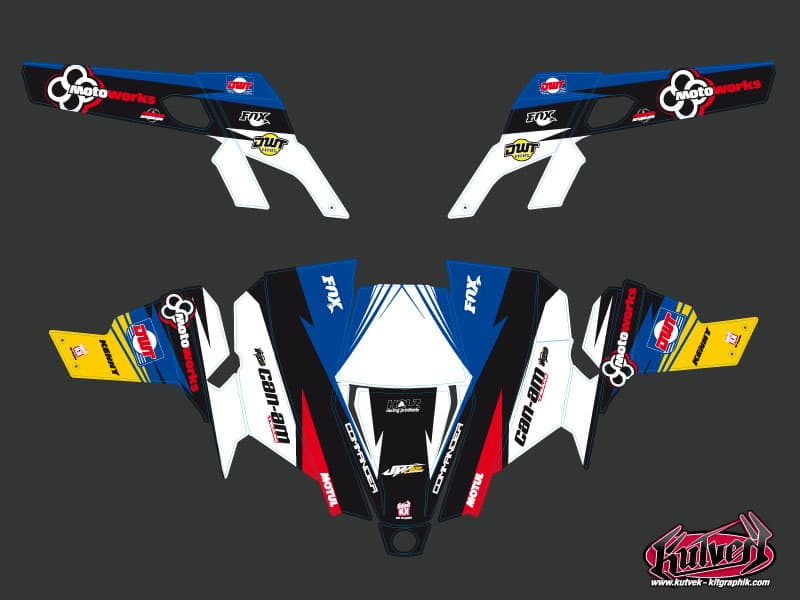 Kit graphique SSV Replica Jérémie Warnia Can Am Commander | Can am | Kutvek - View 2