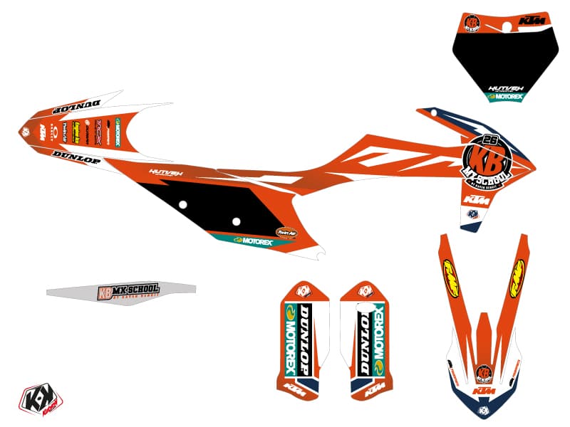 deko-set moto-cross replica kb26 2020 ktm 250 sxf | KTM | Kutvek - View 2