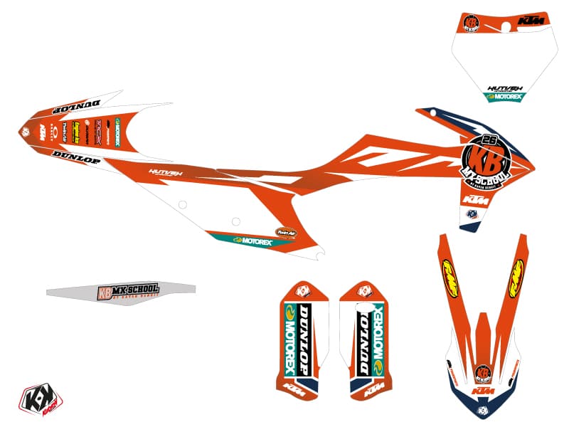 deko-set moto-cross replica kb26 2020 ktm 450 sxf | KTM | Kutvek - View 2