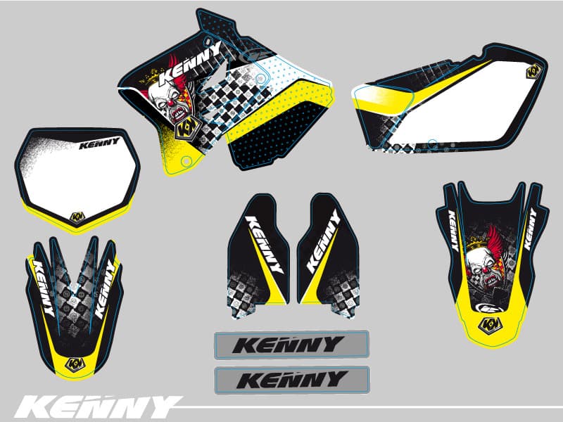 deko-set moto-cross suzuki rm 125 kenny replica | Suzuki | Kutvek - View 2