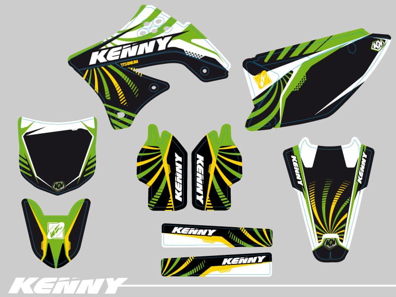 deko-set moto-cross kenny kawasaki 250 kxf | Kawasaki | Kutvek - View 2